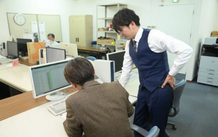 仕事の様子